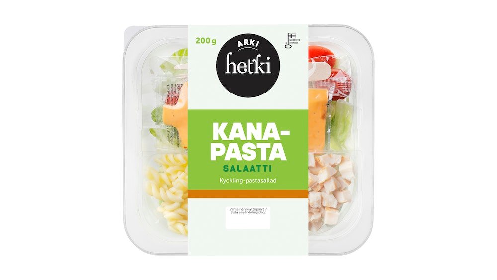 Fresh Hetki Arkisalaatti kana-pasta 200g | K-Market Kookos | Wolt