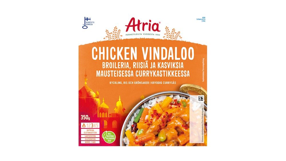 Atria chicken vindaloo 350g – K-Market Sörkka