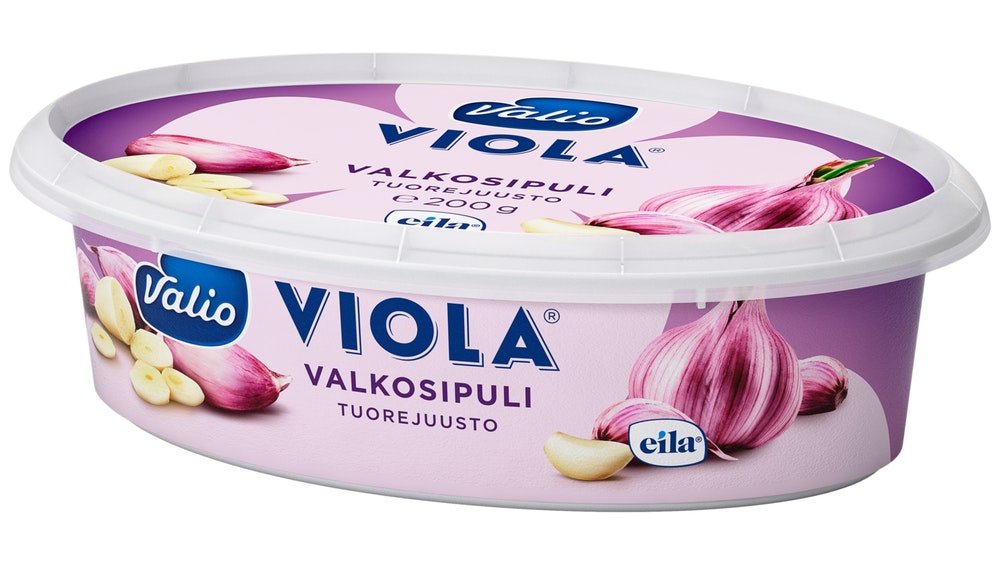 Viola 200g valkosipuli tuorejuusto laktoositon – K-Market Iivisniemi
