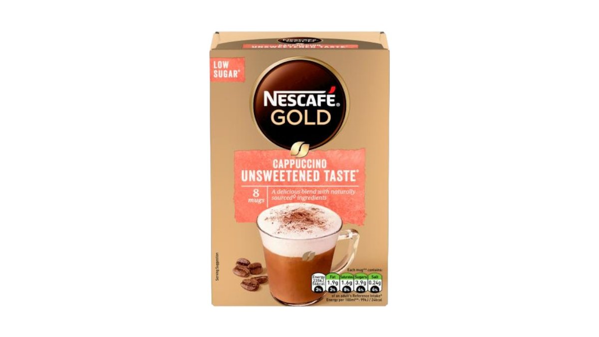 Nescafe Cappuccino Unsweetened Delivered Worldwide