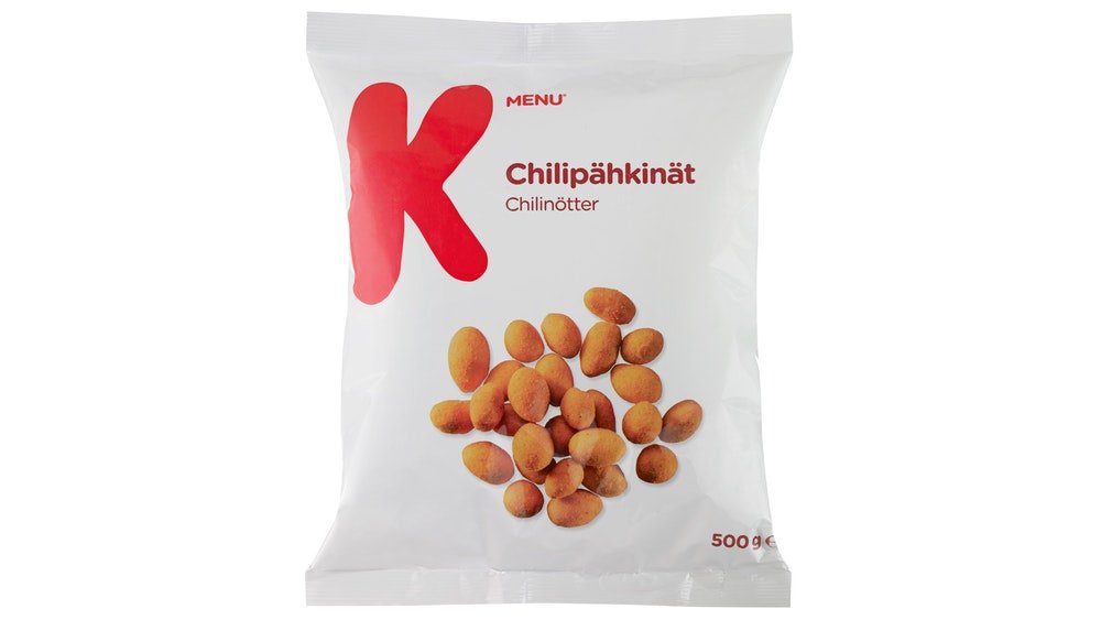 K-Menu chilipähkinät 500g – K-Market Maisteri