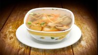 Objednať 2. Kuřecí polévka s bambusem