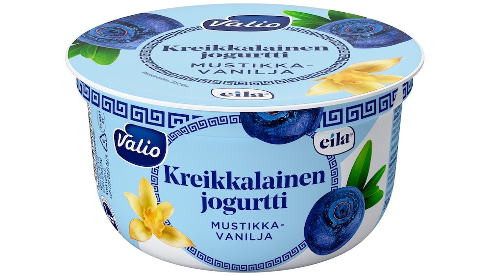Valio kreikkalainen jogurtti 150g mustikka-vanilja laktoositon – K-Market  Keravan Asema