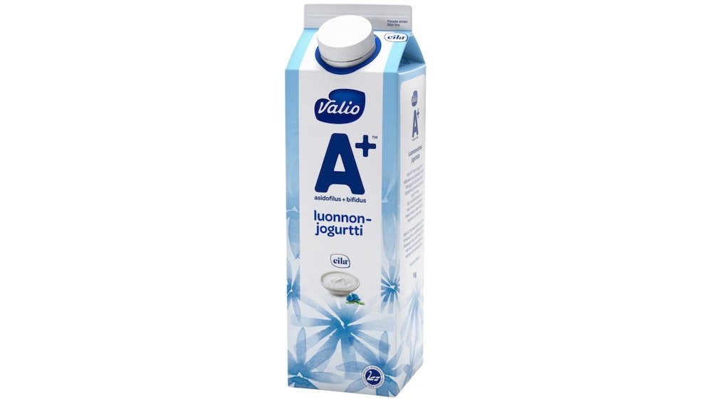 Valio A+ laktoositon maustamaton jogurtti 1kg – K-Market Pikkulaiva
