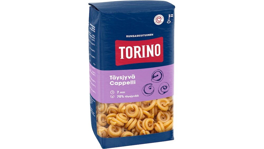 Torino täysjyvä cappelli pasta 500 g | K-Market LinnanHerkku | Wolt