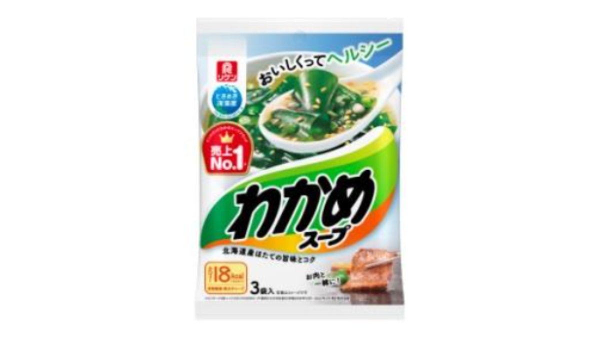 Wolt　JR生鮮市場　リケン　わかめスープ3袋　発寒店