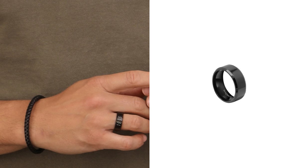 Matte Black Ring – Carisma Collections