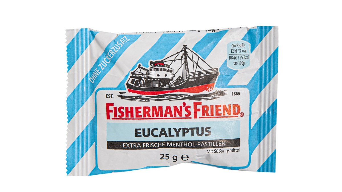 Fisherman friend menthe, pastilles sans sucre, bonbon fisherman