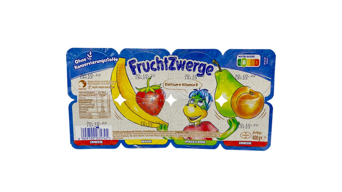 Danone Fruchtzwerge Erdbeere, Banane, | Penny Pfirsich-Birne | Wolt Neuhausen