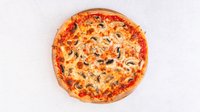 Objednať 2) Funghi pizza