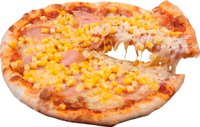 Hozzáadás a kosárhoz Sonkás-kukoricás pizza 26cm-es vastag