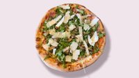 Objednať 4. Pizza funghi con Pesto basilico