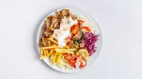 Objednať Kebab talíř s hranolkami velký