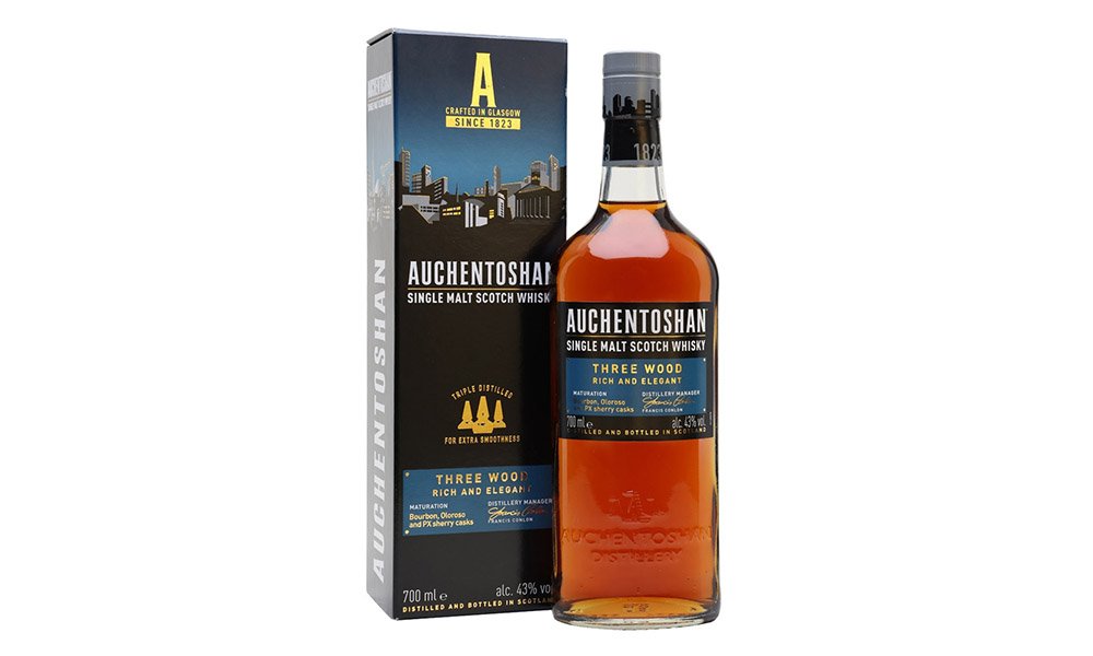 Виски auchentoshan three wood