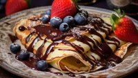 Objednať Crepes Nutella & Seasons Fruites. Fruits in the order may differ from the photo.