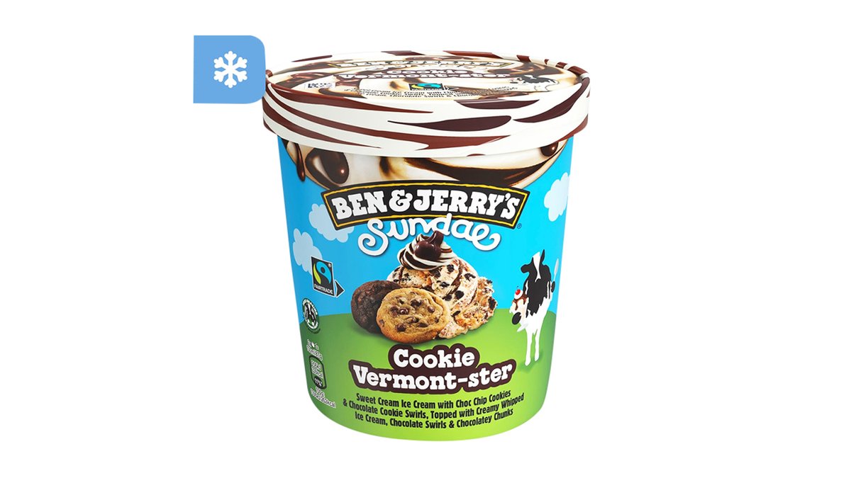 Ben&Jerry's Sundae Cookie Vermont-ster 427ml | Flink Severinstraße | Wolt