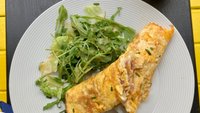 Objednať Trojvaječná omeleta s modrým sýrem a sušenými rajčaty