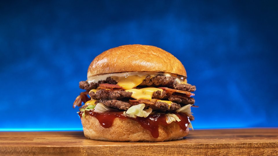 Triple bacon smash
