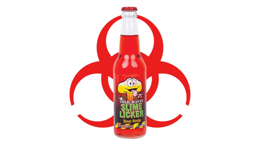 Toxic Waste Slime Licker Sour Sodas (12 fl.oz.)