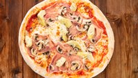 Hozzáadás a kosárhoz Capricciosa pizza (30cm)