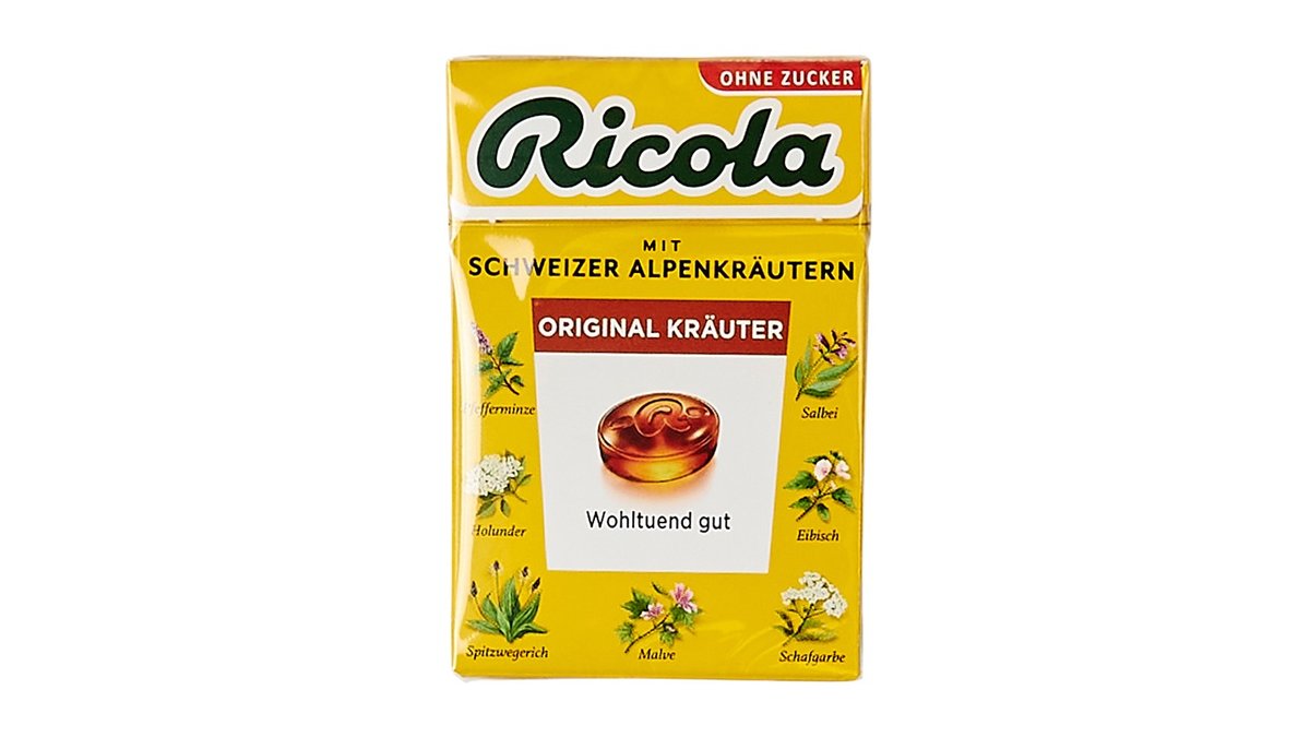 Ricola Kräuter Original Schweizer KräuterBonbons Kiosk Steingasse Wolt