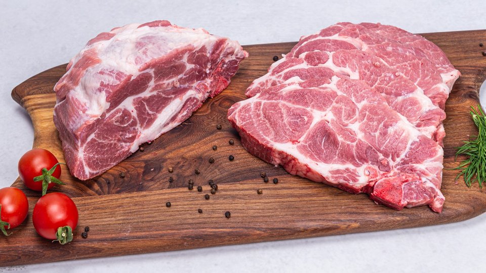 Pork neck WITH the bone