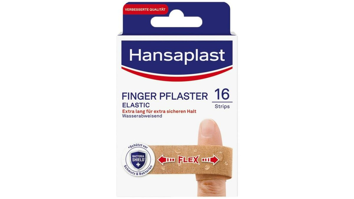 Hansaplast Elastic Finger Pflaster Strips 16 St 