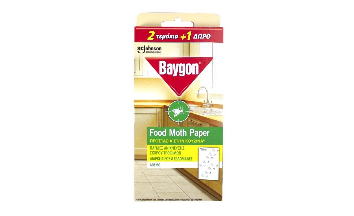 Baygon Food Moth Paper 2+1 Free | METRO Supermarket Aglantzia | Wolt