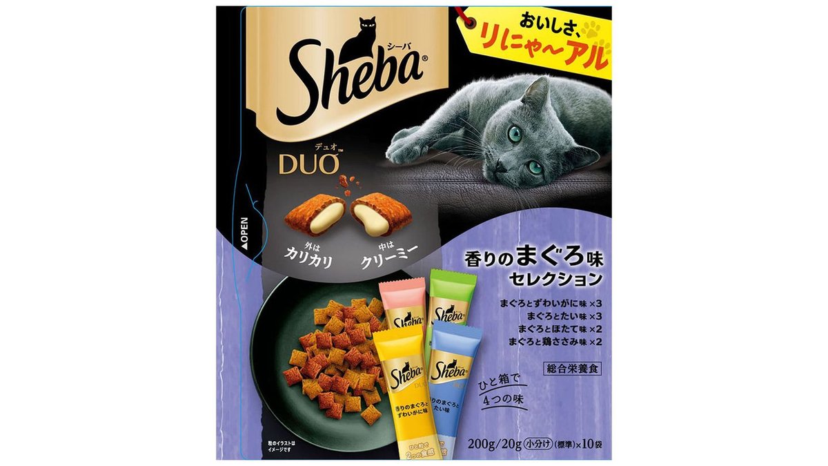 シーバ デュオ 香りのまぐろ味セレクション 200g