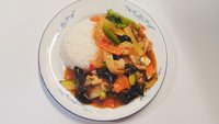 Objednať P59. Krevety po Sečuansku s rýži 🌶️🌶️