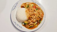 Objednať P13. Krevety kung-pro s rýži 🌶️