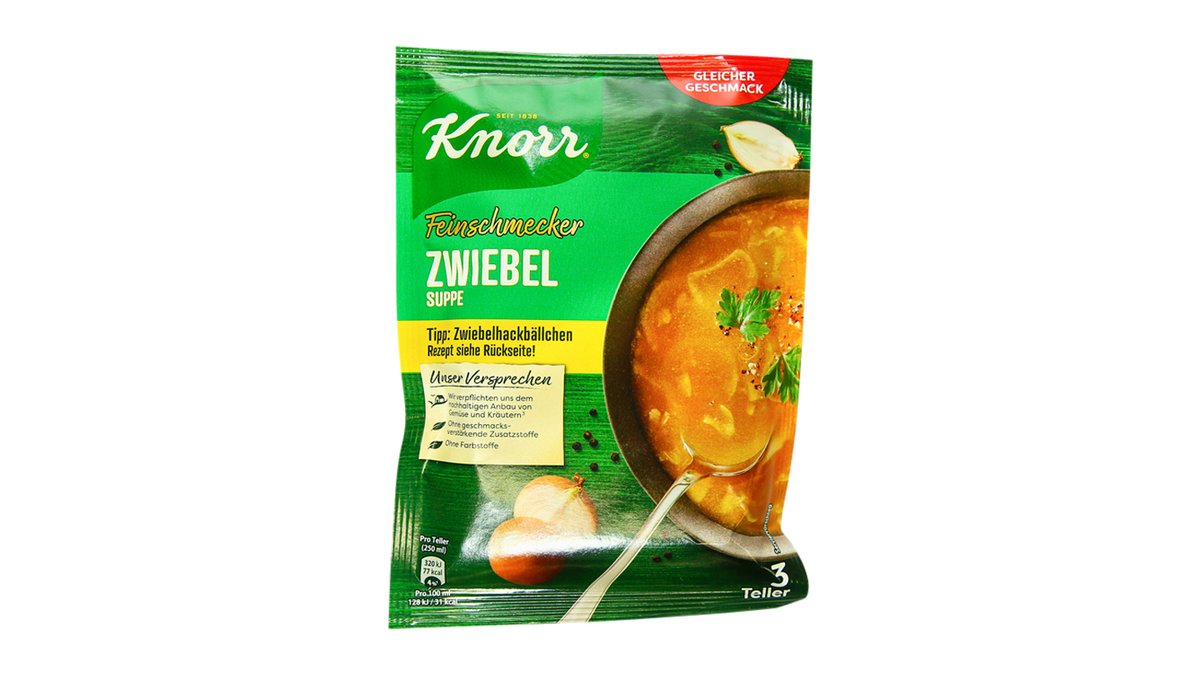 750ml Markt Suppe Nah Knorr Gut Wolt und & | | Feinschmecker Zwiebel Özbek Batur