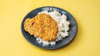 Hozzáadás a kosárhoz Zabpehelybundás rántott csirkemell rizzsel