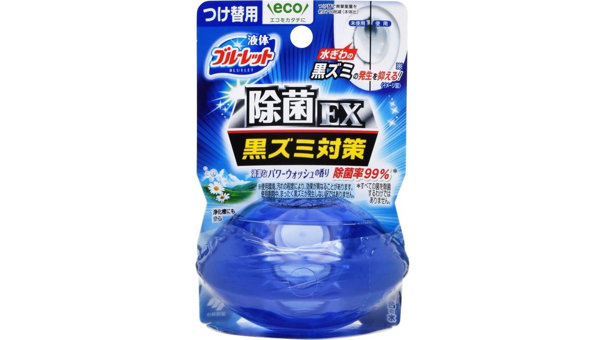 小林製薬 液体ブルーレットおくだけ除菌EX つけ替 パワーウォッシュ 70ml