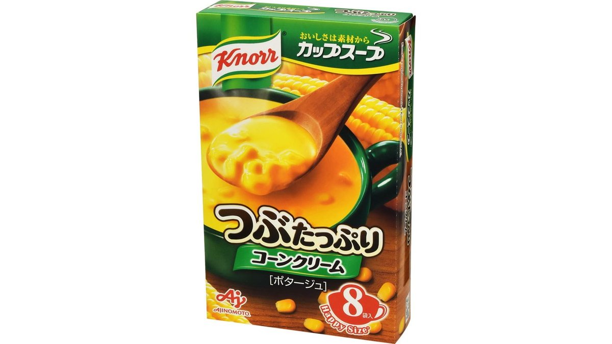 クノール　味の素　薬王堂　盛岡本宮店　カップスープつぶたっぷりコーンクリーム　8袋　Wolt