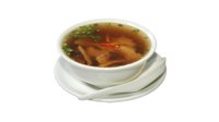 Objednať P2. Kuřecí polévka s bambusem a houbami