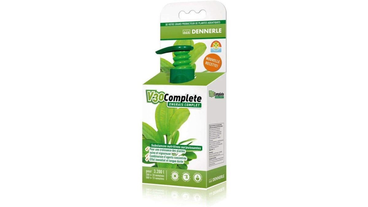 DENNERLE - Plant System V30 - 250 ml - Engrais complet pour grands