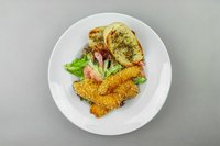 Objednať Zeleninový salát s kuřecími stripsy