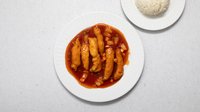 Objednať 211. Sladkokyselá kuřecí čína kousky s rýží