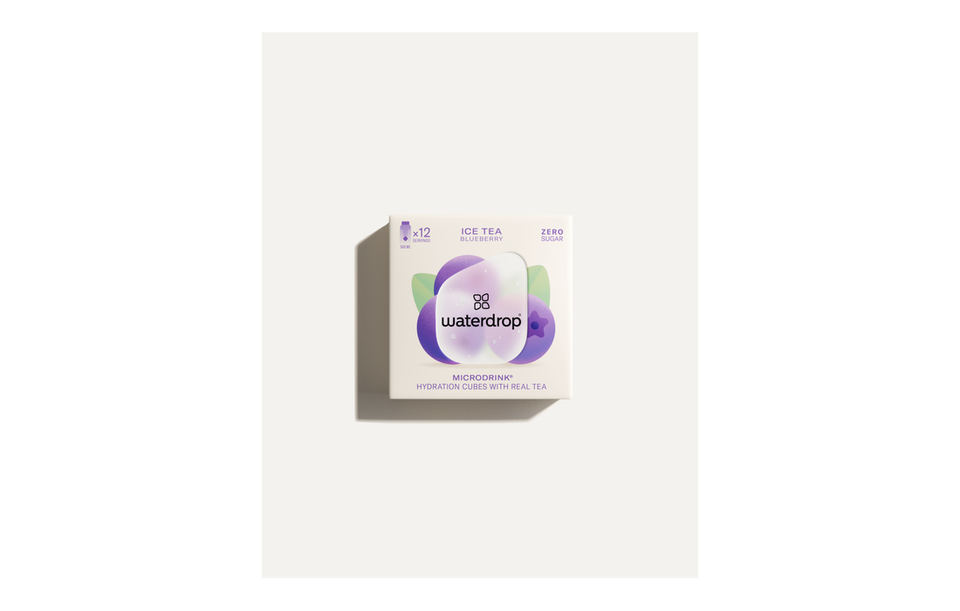 Ice tea blueberry