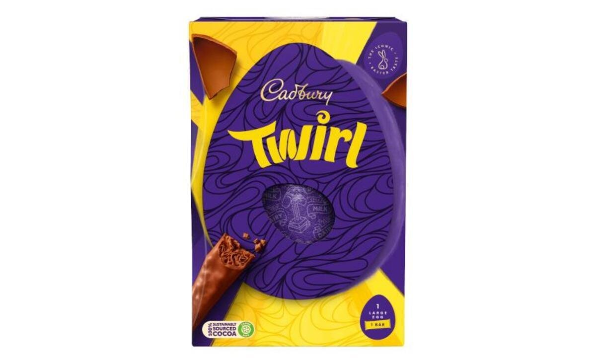 Cadbury Twirl Egg 198g | METRO Supermarket Aglantzia | Wolt