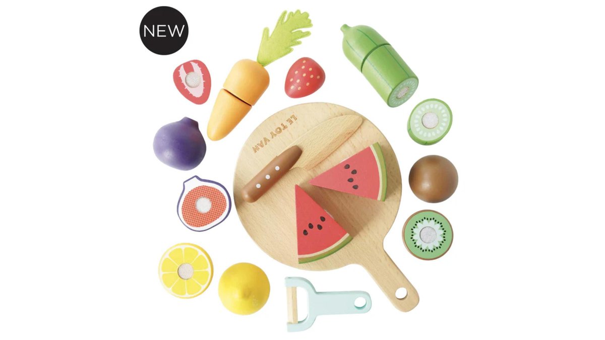 Wooden chopping food toy new arrivals