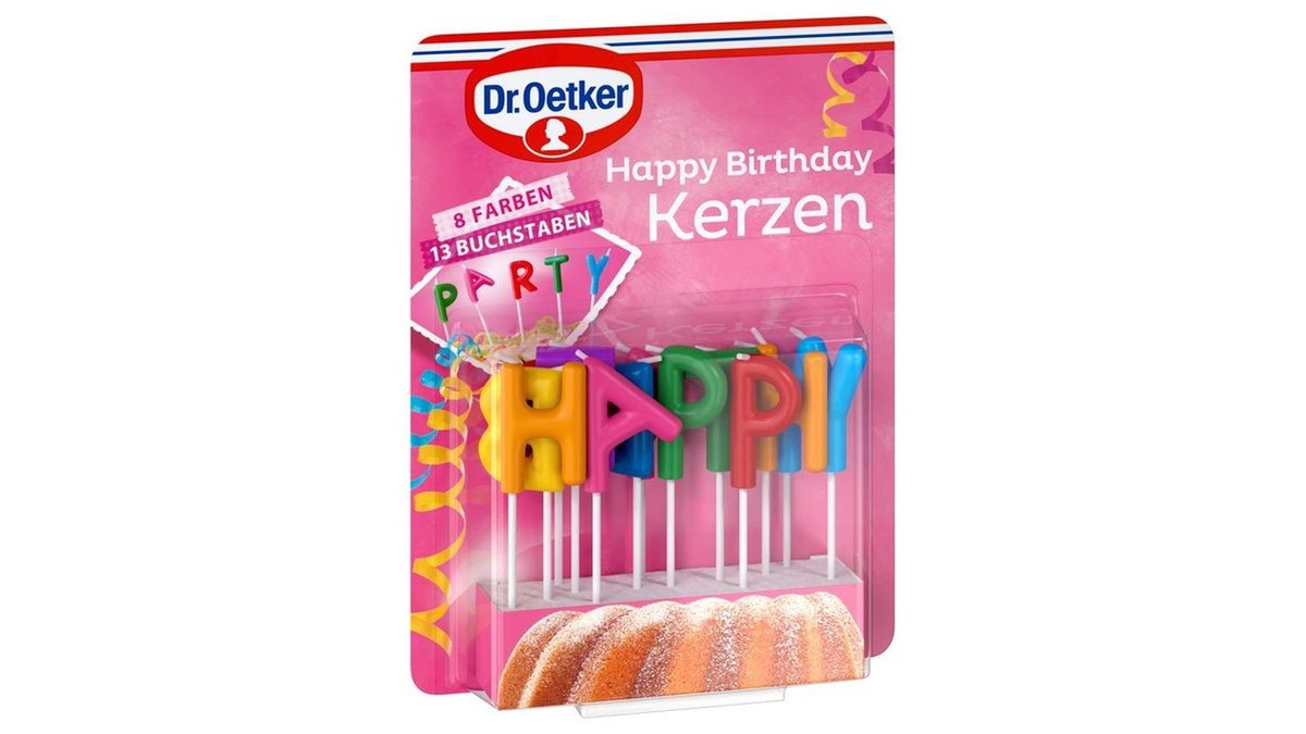Dr Oetker Kerzen Happy Birthday Edeka Jastrebow Schwachhausen Wolt