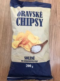 Objednať ORAVSKE CHIPSY Solené 200g
