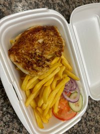Objednať 120g Kurací steak , zel. obloha