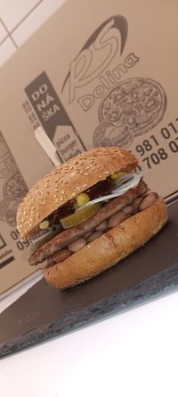 Objednať MEXICO burger + Hranolky