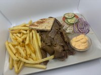 Objednať Kebab tanier telacie/baranie malý