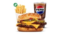 Objednať Plant-Based Double Cheeseburger Menu