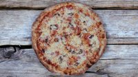 Hozzáadás a kosárhoz Sonkás-gombás pizza (32cm)