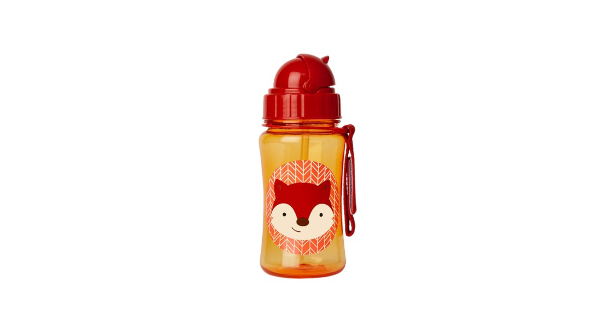 Skip Hop Zoo Straw Bottle - Flamingo by Skip Hop